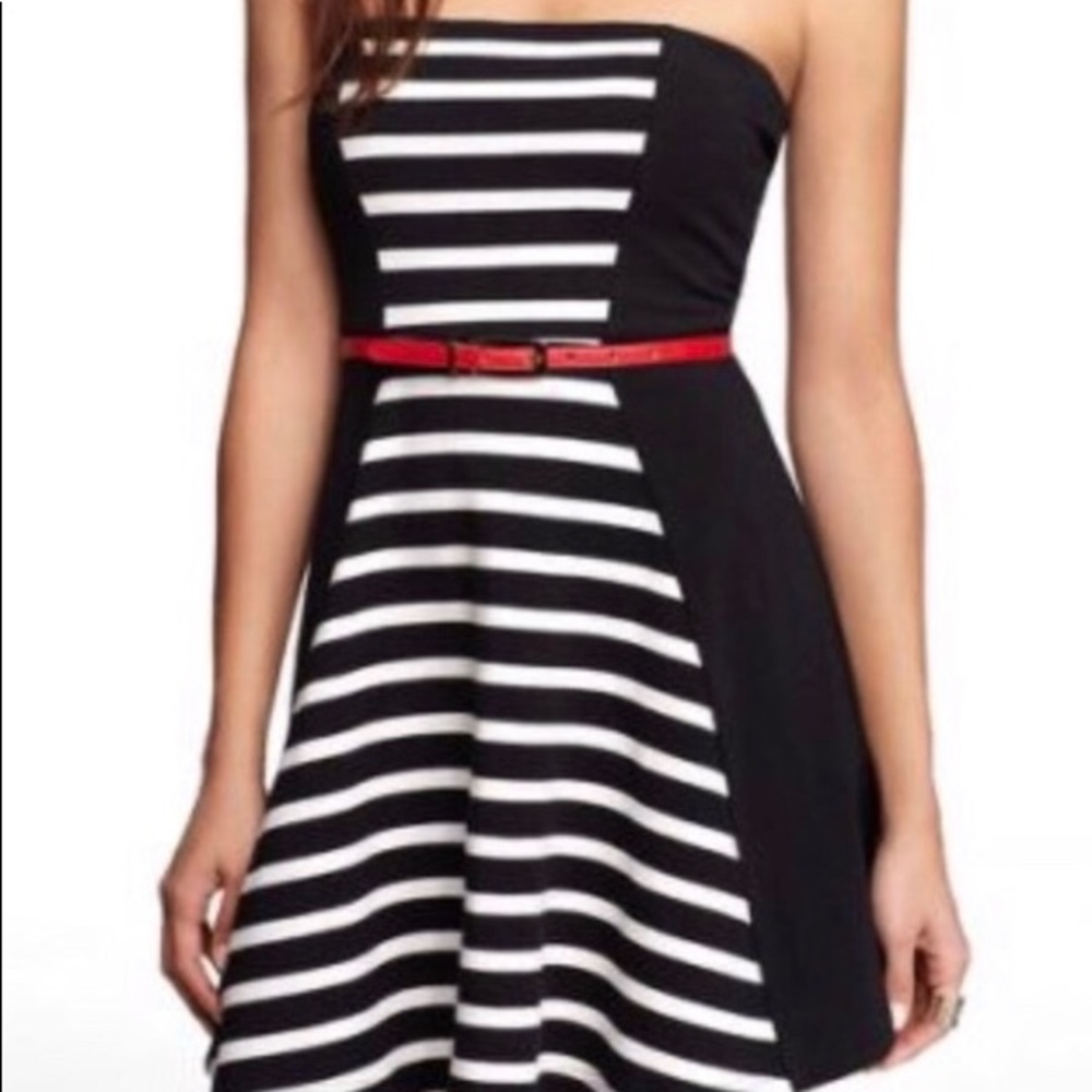 Express Strapless Mini Dress